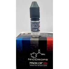 NIC DROPS SHOTS 10ML - PACK OF 25 18MG
